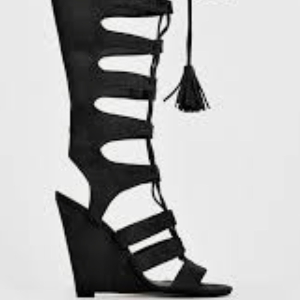 JustFab New Dorienne Black boot